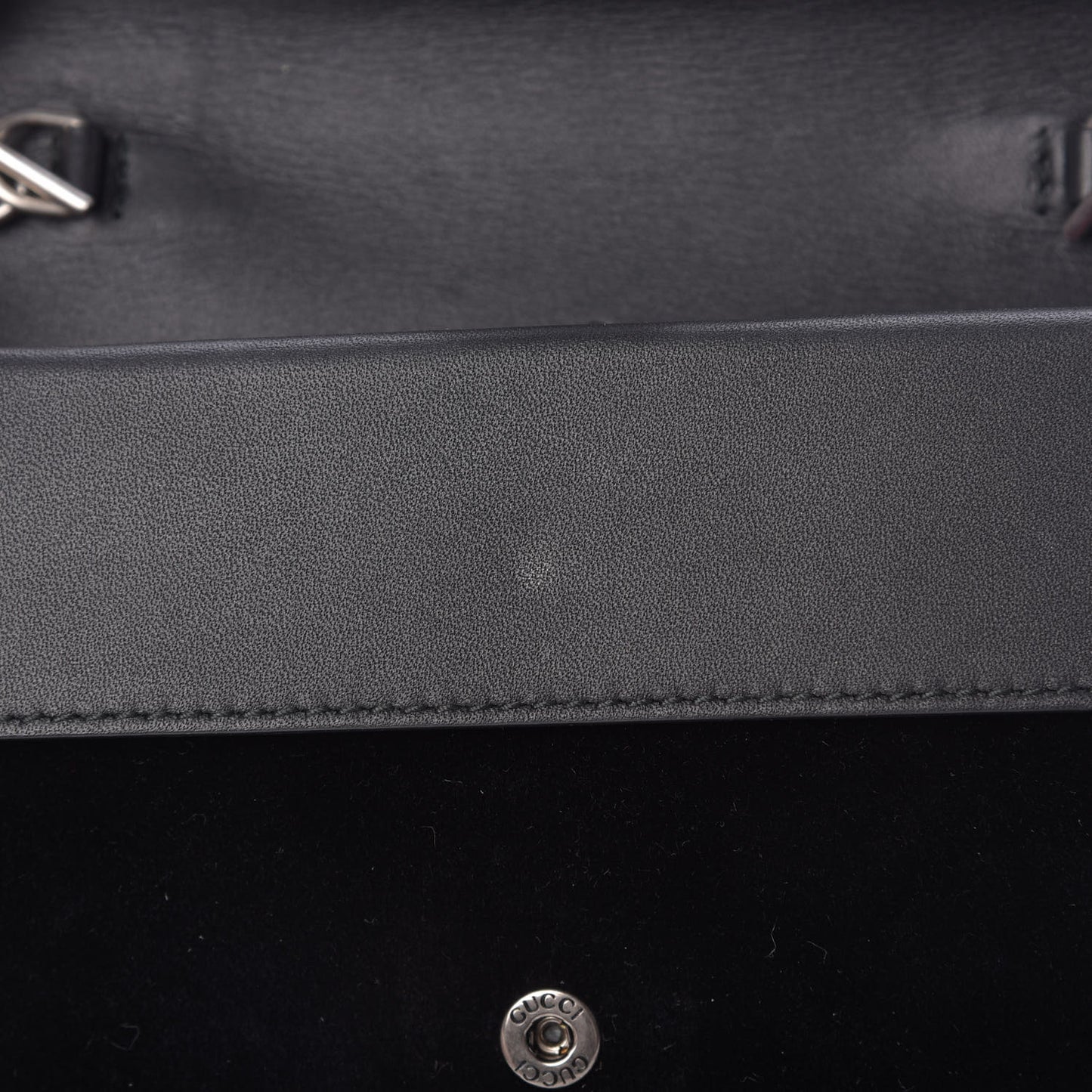 Velvet Crystal Super Mini Dionysus Shoulder Bag Black