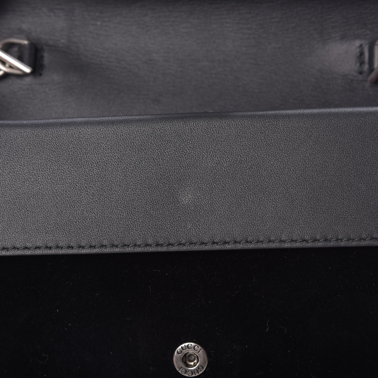 Gucci Velvet Crystal Super Mini Dionysus Shoulder Bag Black 12 of 13
