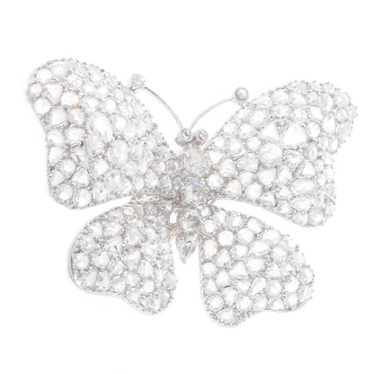Harry Winston LORRAINE SCHWARTZ 18k Diamond Butterfly Pin Ring 5 1 of 5