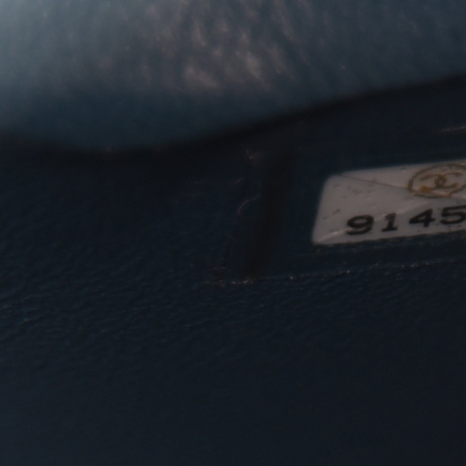 Chanel Caviar Quilted Medallion Tote Turquoise 9 of 10
