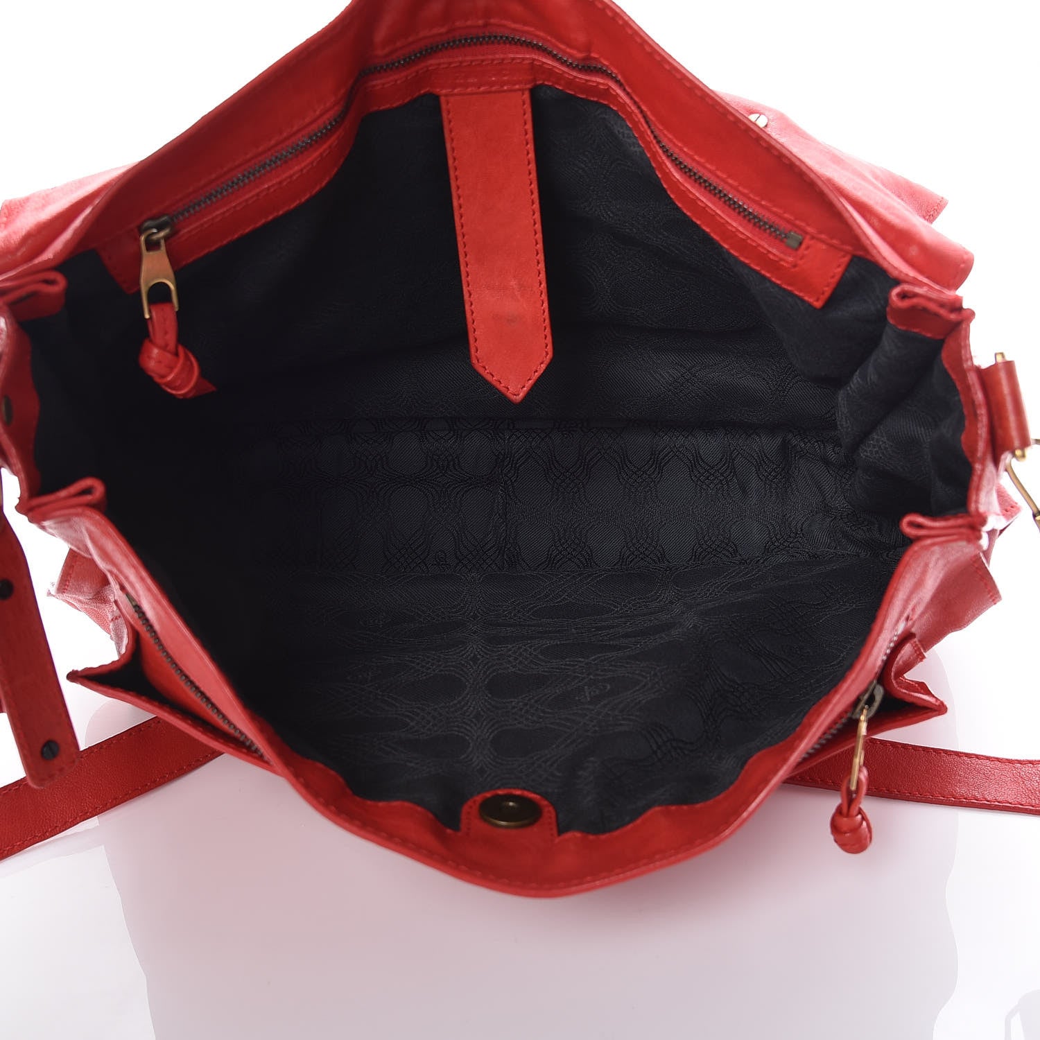 Proenza Schouler Lambskin PS1 Extra Large Satchel Lipstick Red 5 of 20
