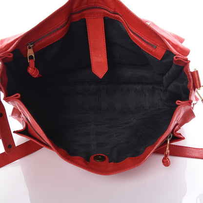 Proenza Schouler Lambskin PS1 Extra Large Satchel Lipstick Red 5 of 20