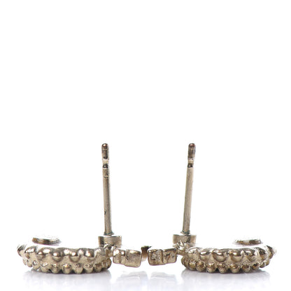 Chanel Round CC Bow Earrings Gold 3 of 4