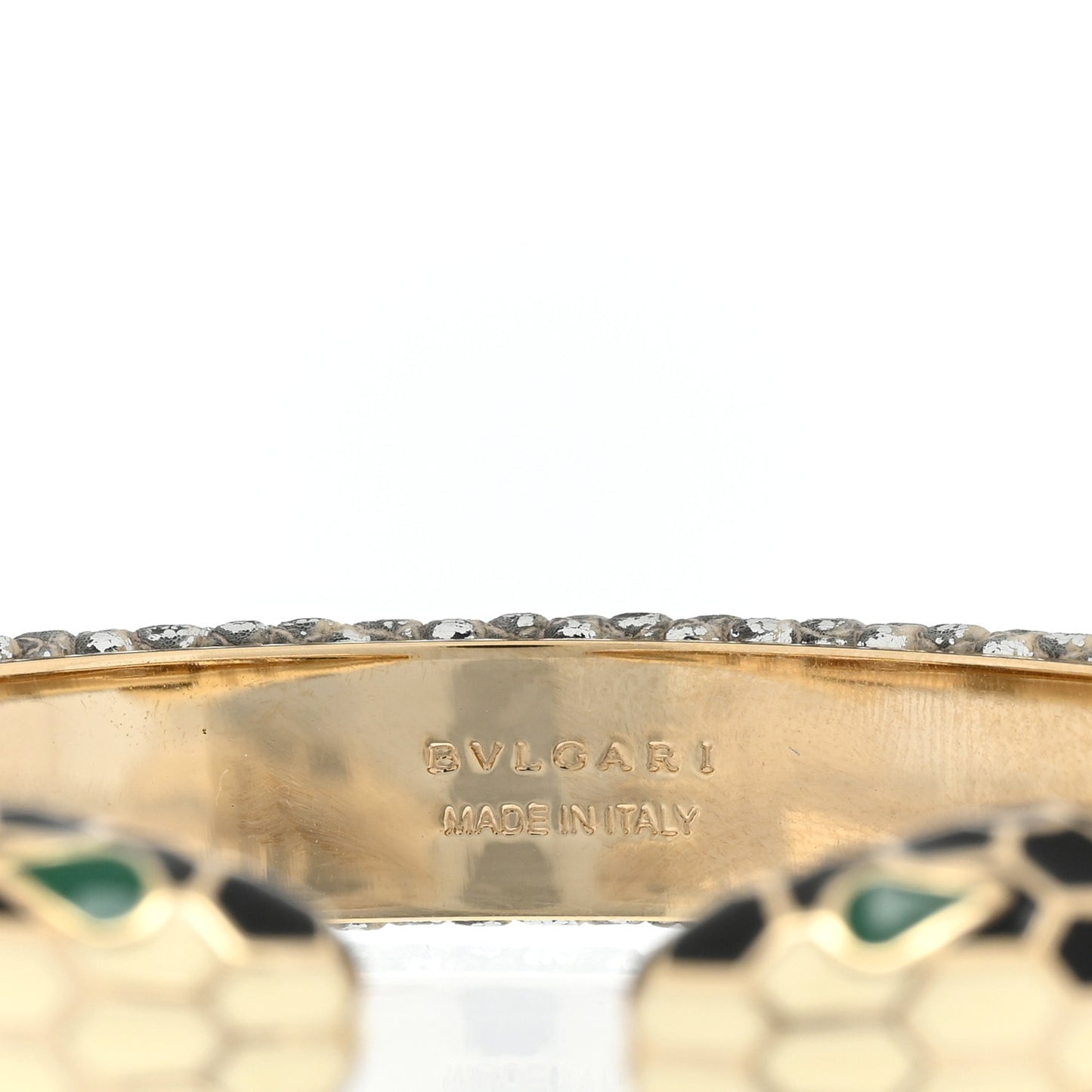 Metallic Karung Serpenti Forever Bracelet