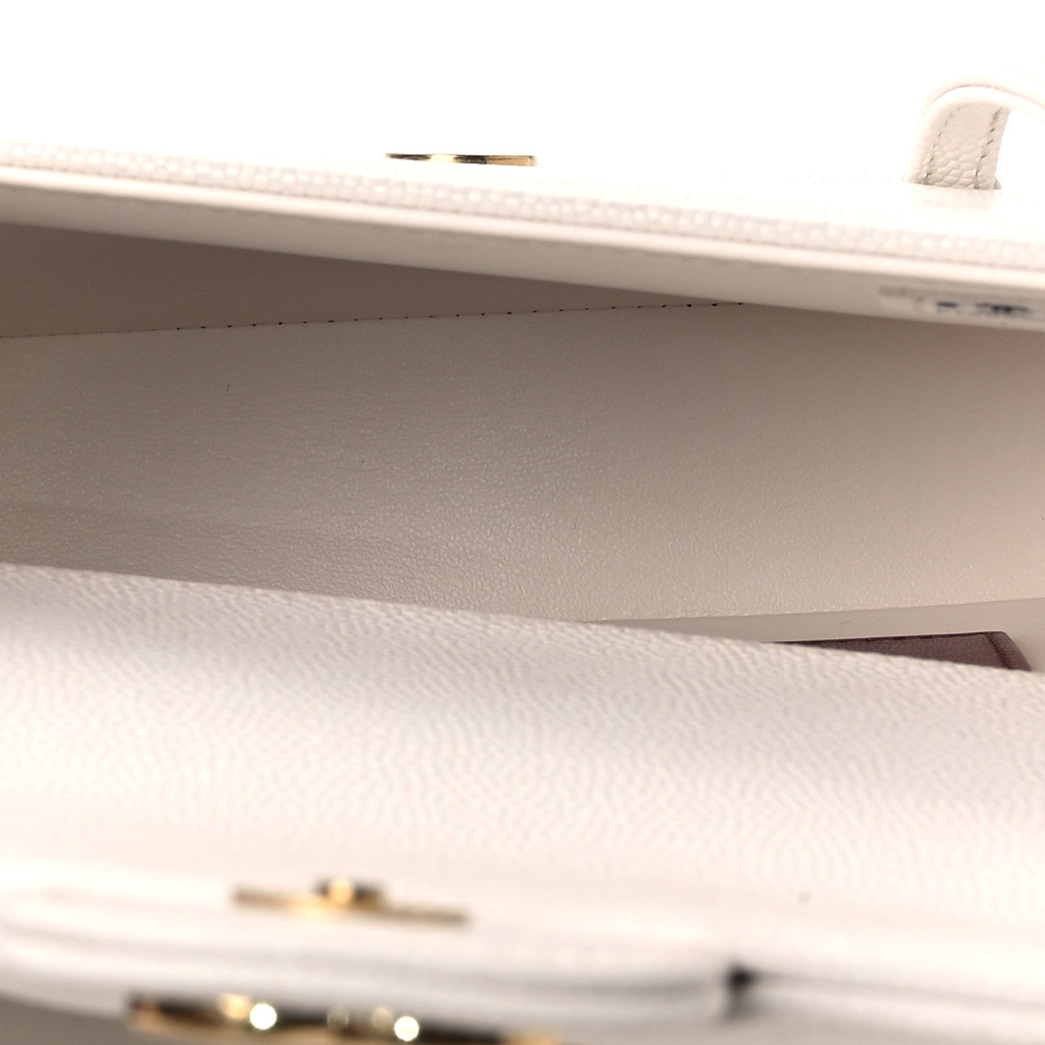 Chanel Shiny Caviar Mini Preppy Coco Shoulder Bag White 5 of 14