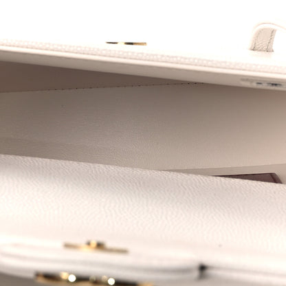 Chanel Shiny Caviar Mini Preppy Coco Shoulder Bag White 5 of 14