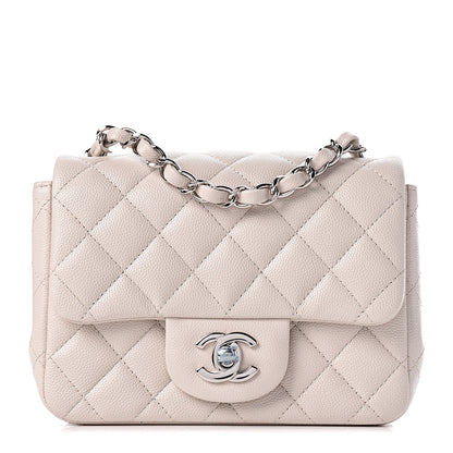 Chanel Caviar Quilted Mini Square Flap White 1 of 11