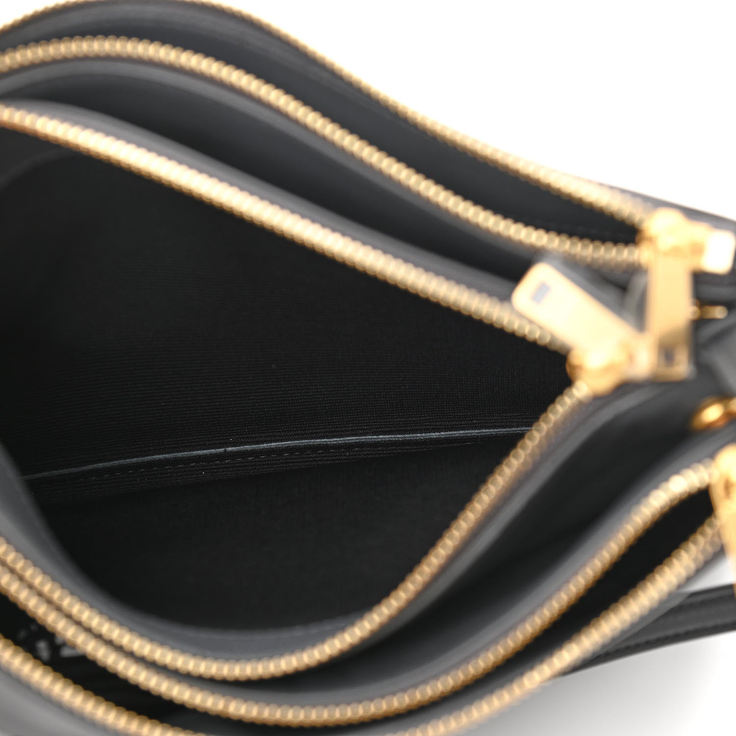 Celine Lambskin Large Trio Crossbody Bag Kohl 8 of 12