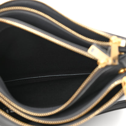 Celine Lambskin Large Trio Crossbody Bag Kohl 8 of 12
