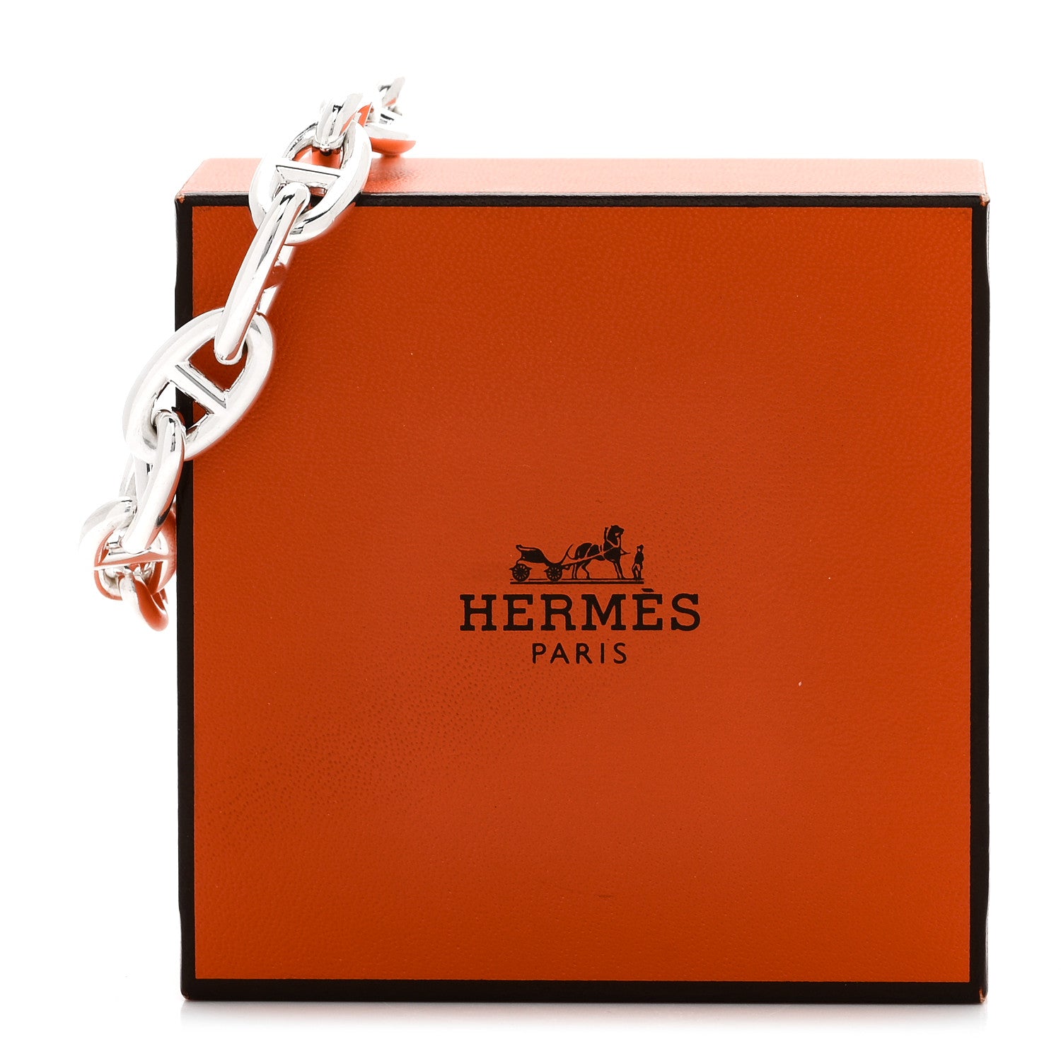 Hermes Sterling Silver MM Chaine d'Ancre Bracelet 4 of 4