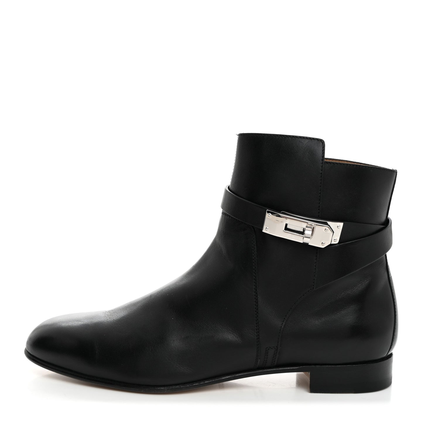 Calfskin Neo Low Boots 40 Black