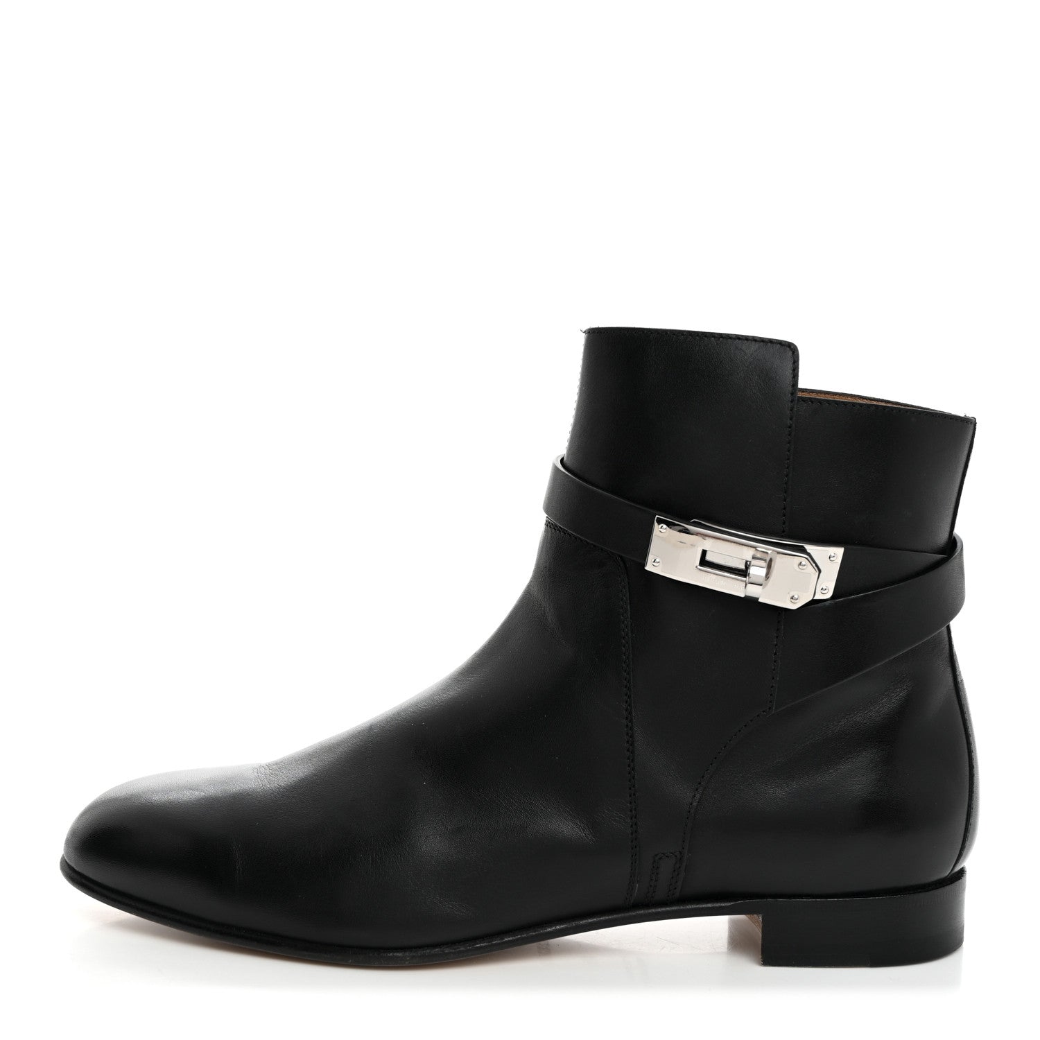 Hermes Calfskin Neo Low Boots 40 Black 1 of 9
