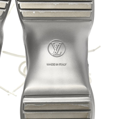 Louis Vuitton Metallic Calfskin Technical Nylon LV Archlight Sneakers 41 White Silver 6 of 10