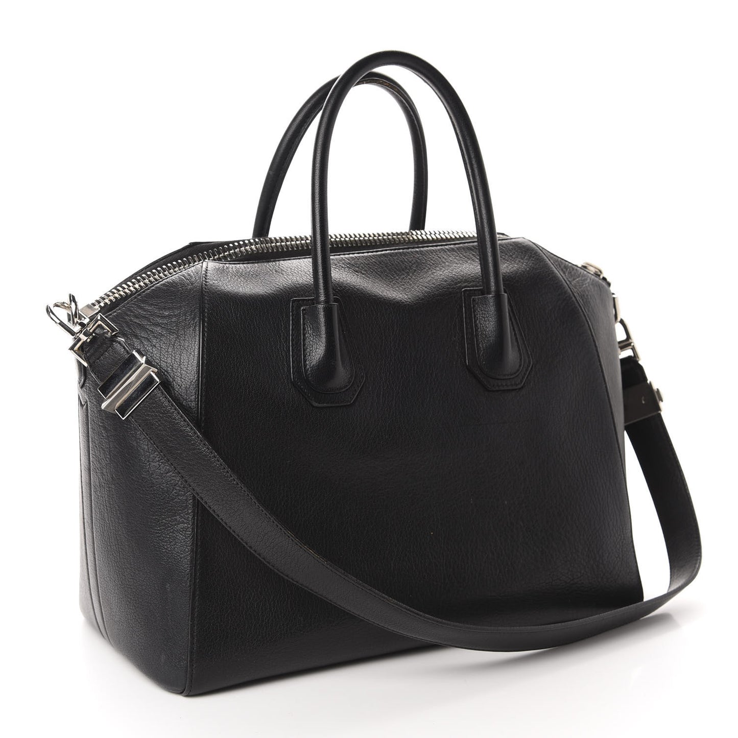 Sugar Goatskin Medium Antigona Black