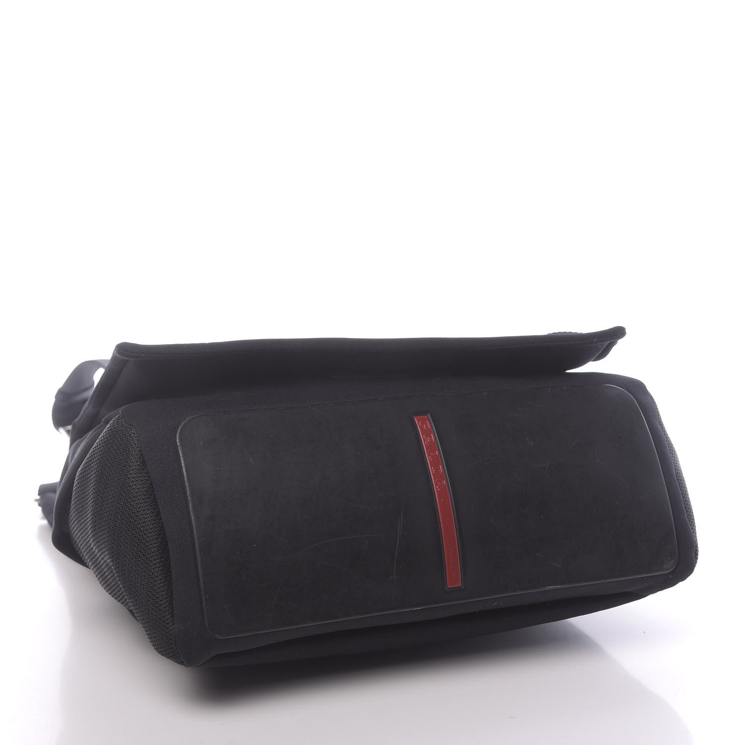 Prada Neoprene Sling Messenger Bag Black 4 of 12