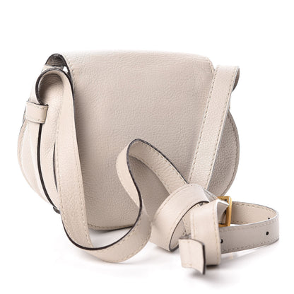 Chloe Calfskin Mini Marcie Round Crossbody Bag Dove 3 of 14