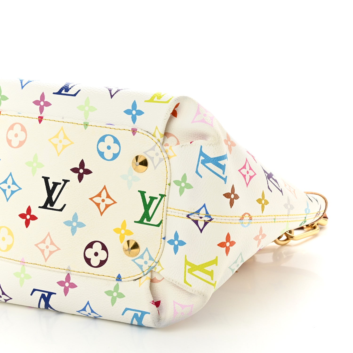 Louis Vuitton Monogram Multicolor Annie MM White 10 of 14