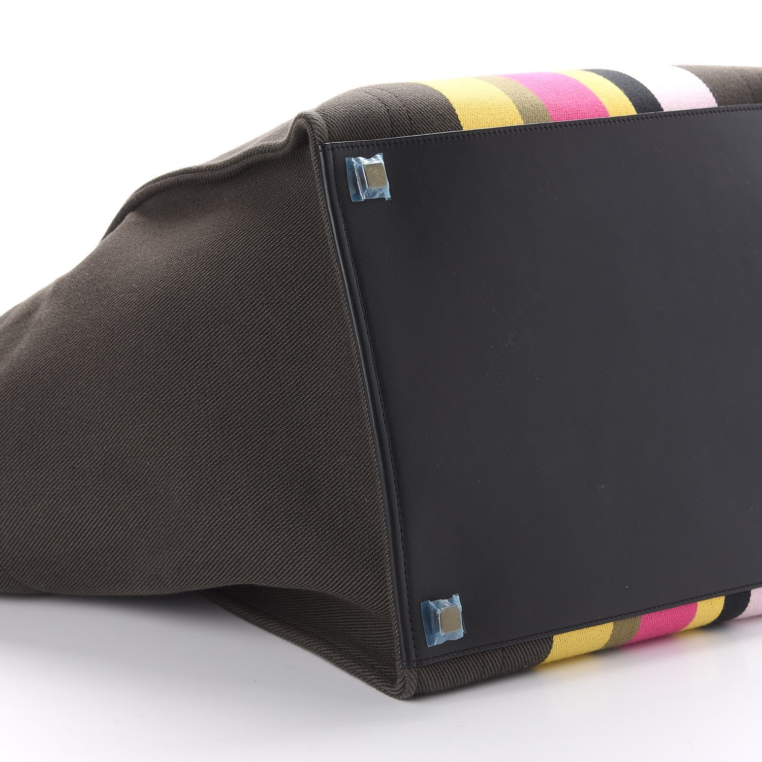 Celine Canvas Striped Medium Phantom Luggage Multicolor 7 of 12
