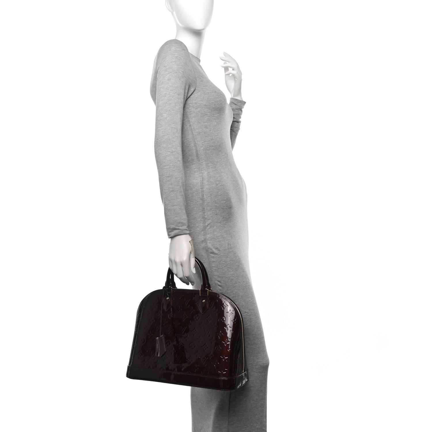 Louis Vuitton Vernis Alma MM Amarante 2 of 12
