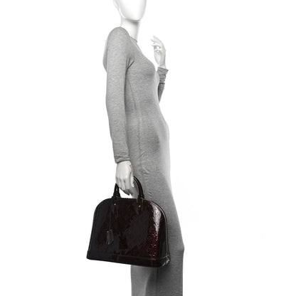 Louis Vuitton Vernis Alma MM Amarante 2 of 12