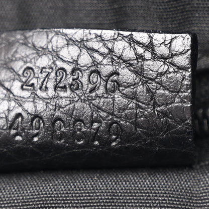 Gucci Guccissima Suede Crossbody Bag Black 7 of 15