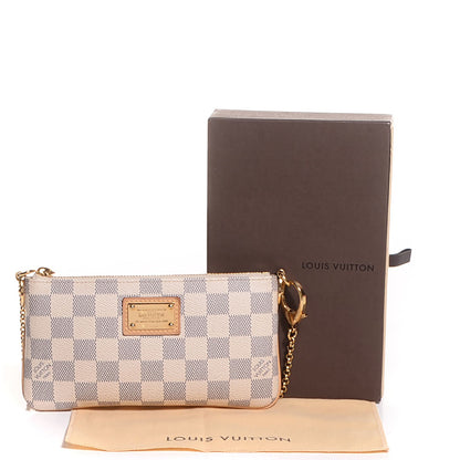 Louis Vuitton Damier Azur Pochette Milla MM 6 of 9