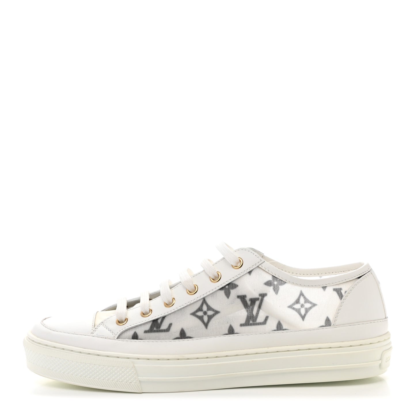 Technical Fabric Calfskin Monogram Stellar Sneakers 40 Black