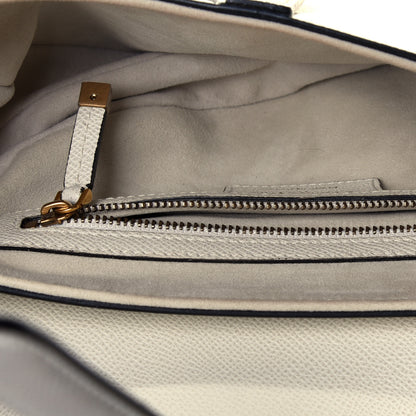 Christian Dior Grained Calfskin Saddle Bag White 5 of 10