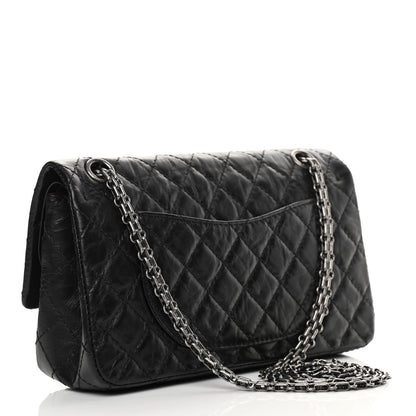 Chanel Aged Calfskin Quilted 2.55 Reissue 225 Flap Black 3 of 13
