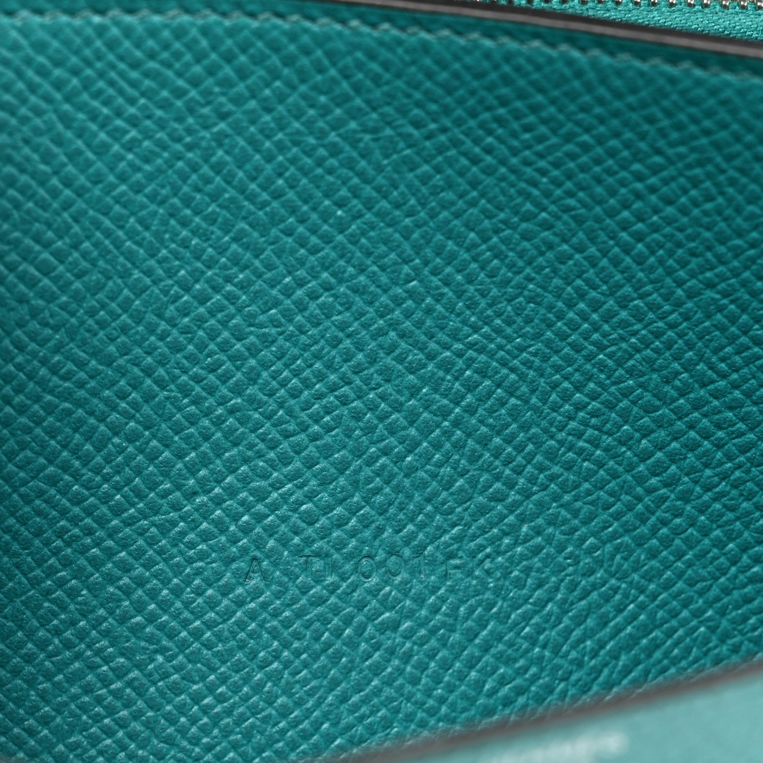 Hermes Epsom Enamel Constance Long Wallet Bleu Paon 8 of 10