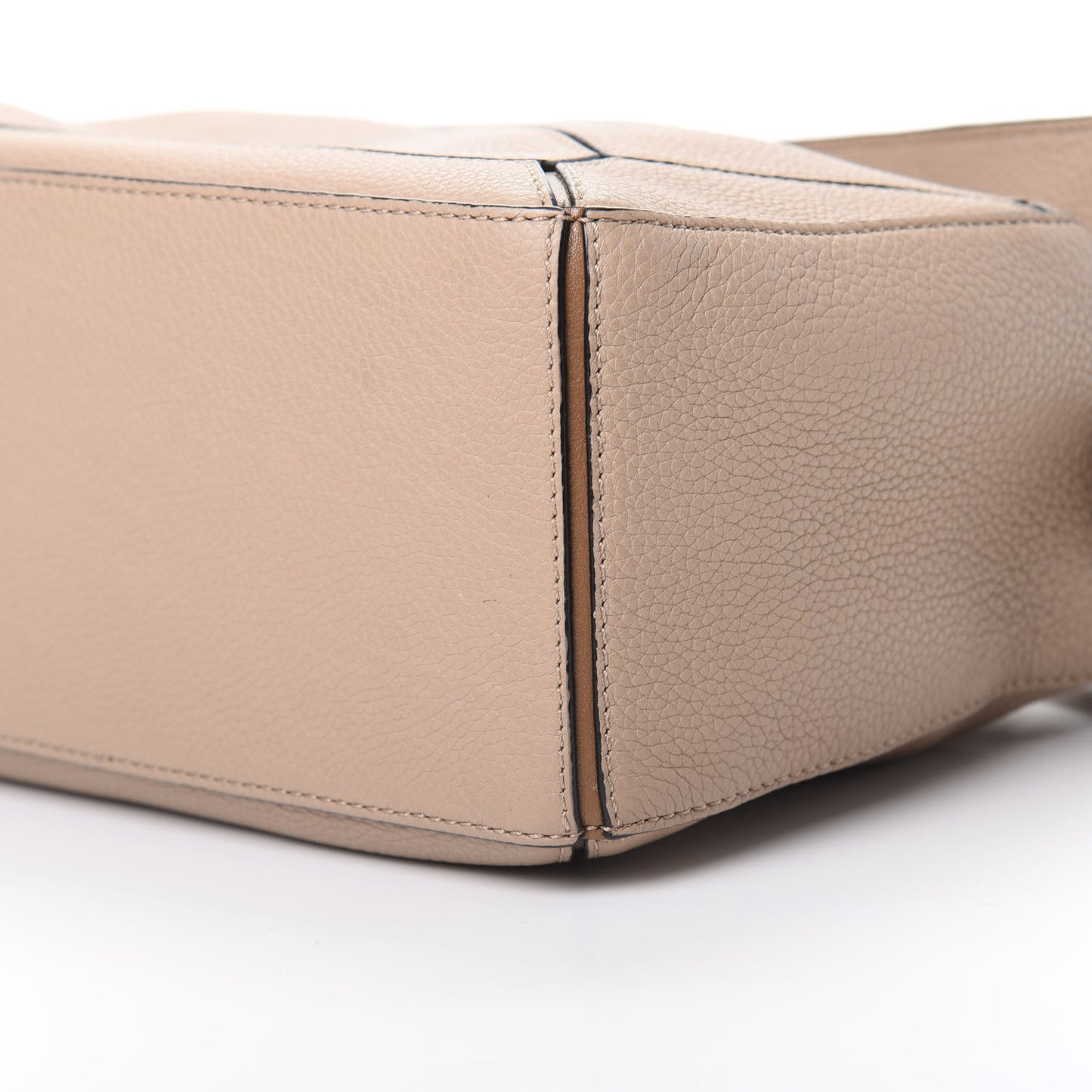 Grained Calfskin Small Puzzle Bag Sand Mink