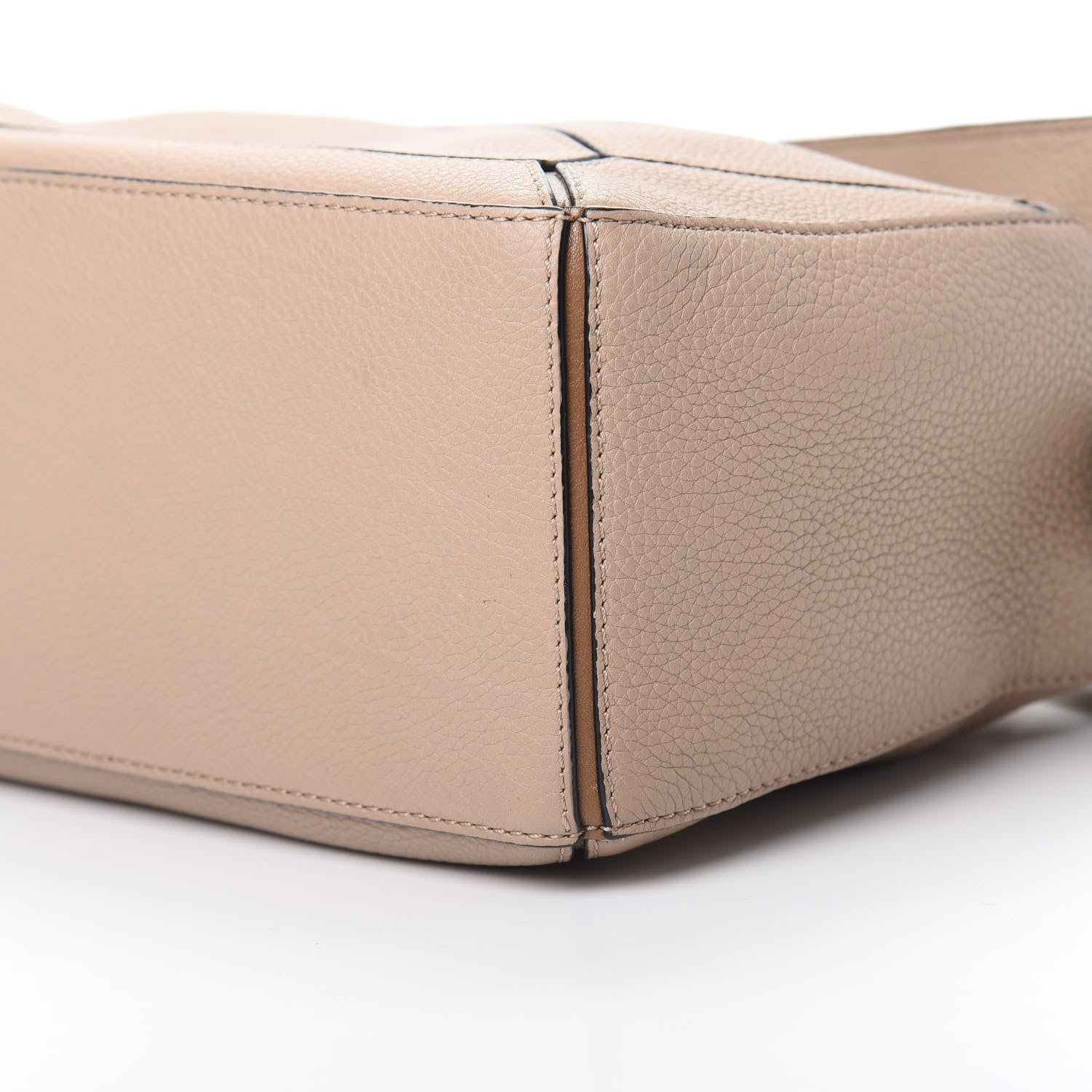 Loewe Grained Calfskin Small Puzzle Bag Sand Mink 10 of 10
