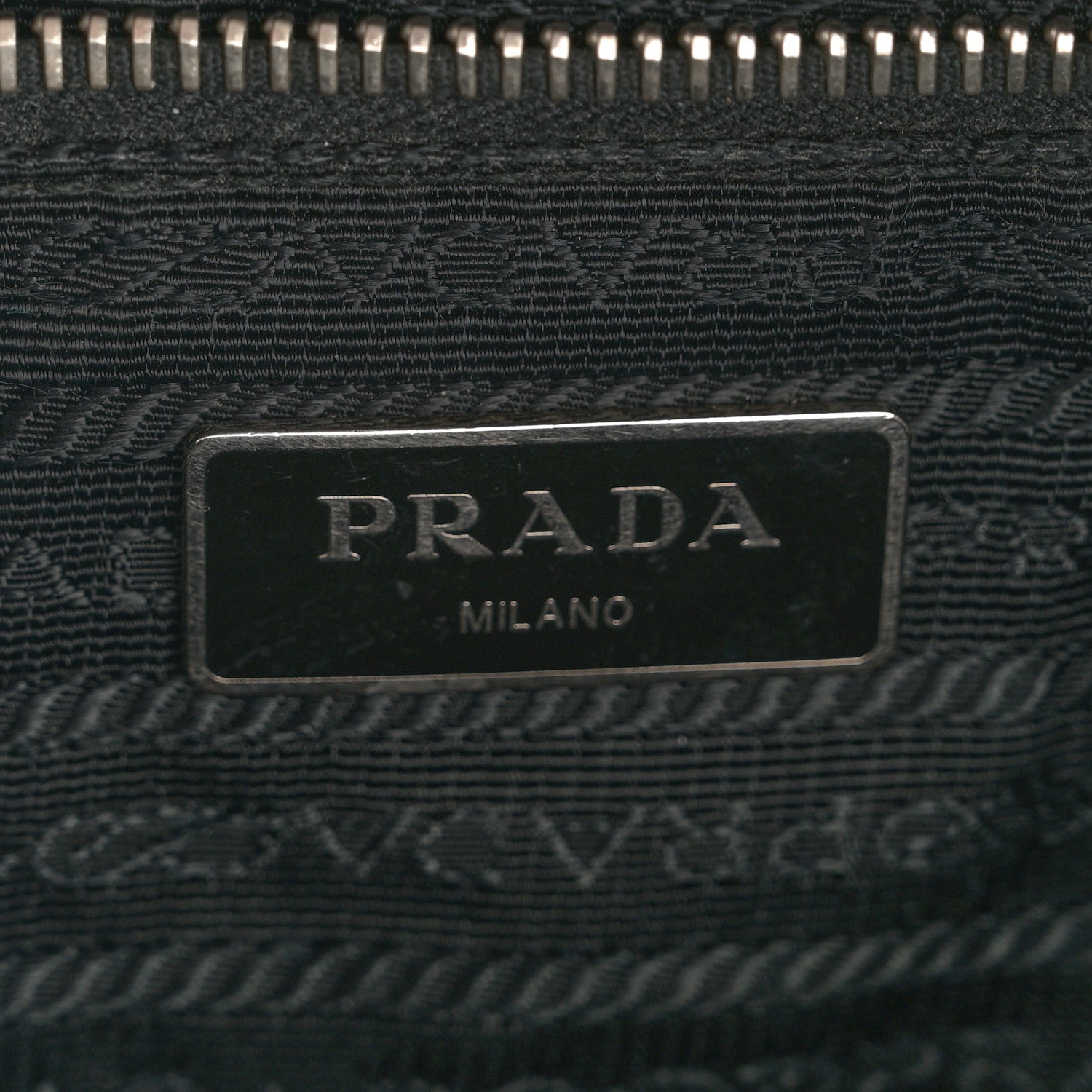Prada Nylon Flat Messenger Bag Black 7 of 14