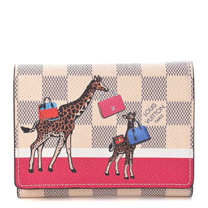 Louis Vuitton Damier Azur 2017 Christmas Animation Victorine Wallet 1 of 7
