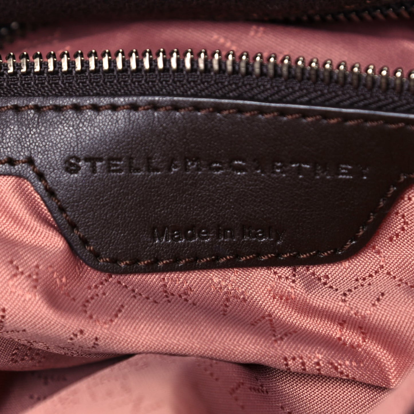 Shaggy Deer Fringe Falabella Tote Brown
