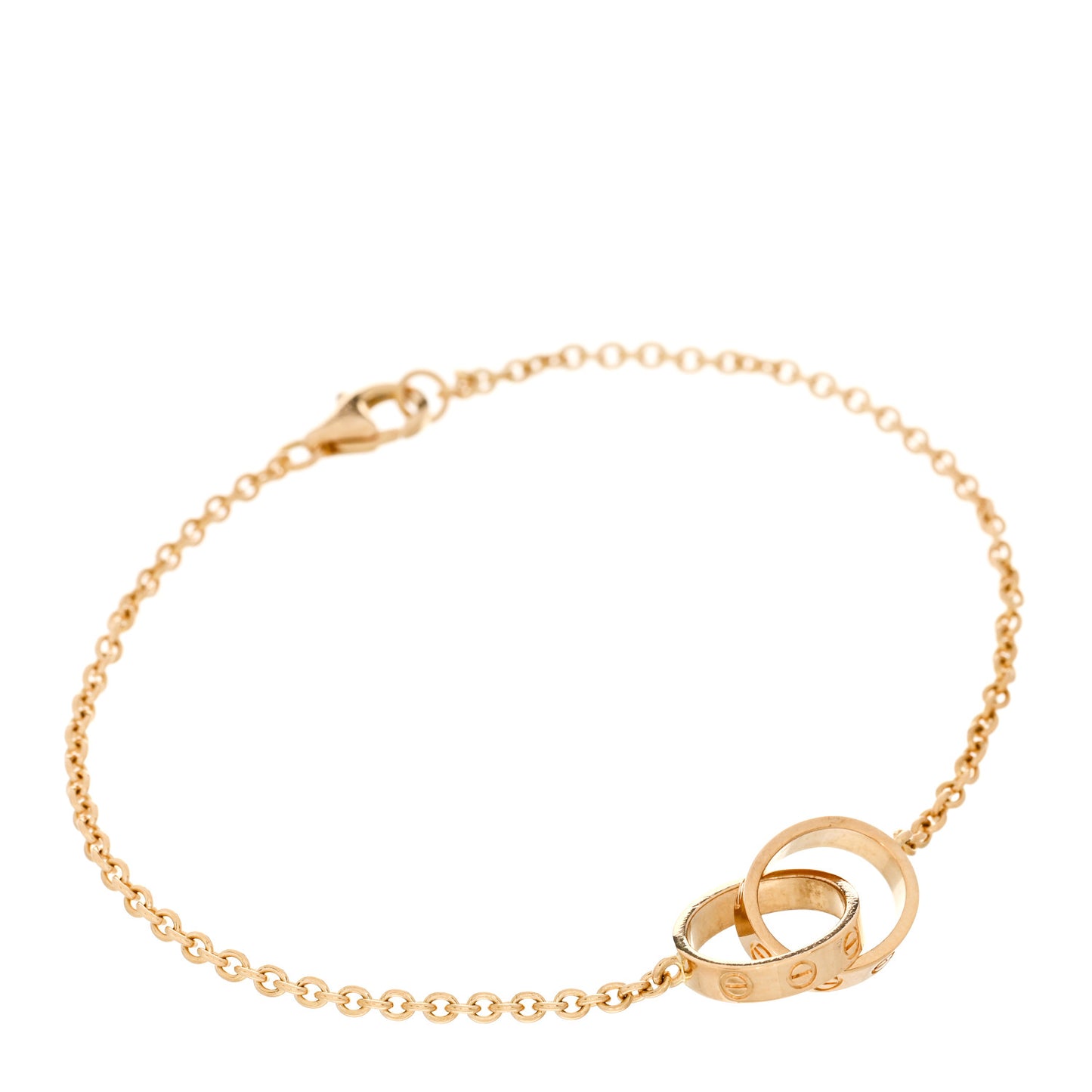 18K Yellow Gold Interlocking LOVE Bracelet