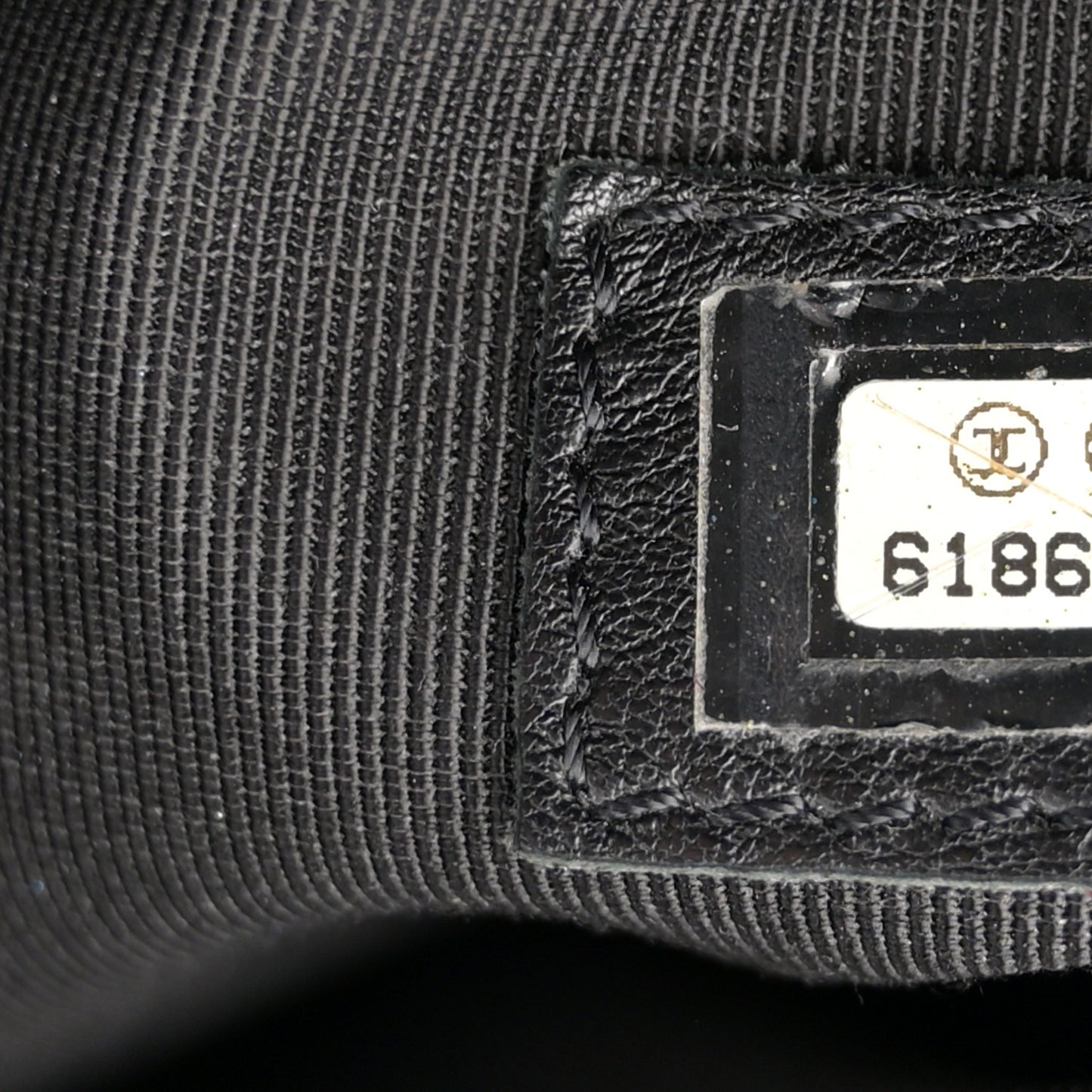 Caviar Quilted Bowler Black