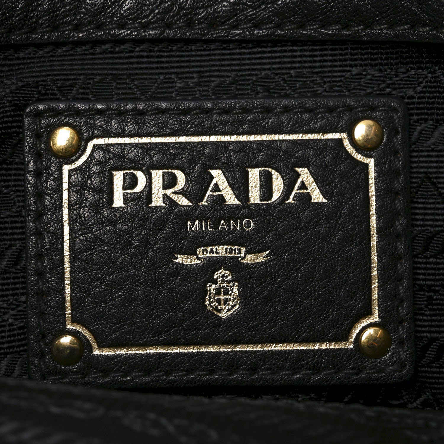 Prada Tessuto Nylon Soft Calf Small Tote Black 6 of 9