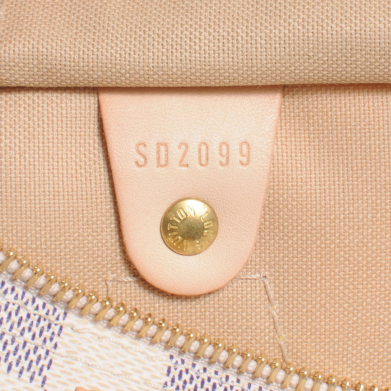 Louis Vuitton Damier Azur Speedy 30 6 of 8