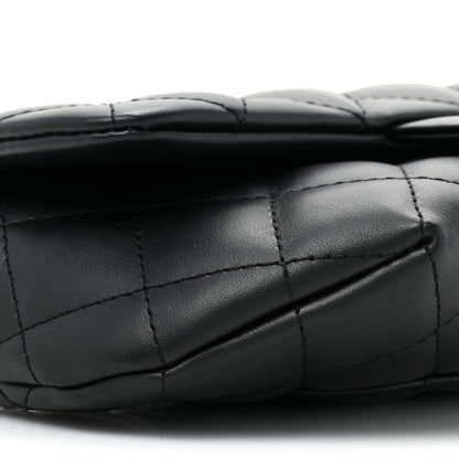 Chanel Calfskin Quilted CC Uniform Flap Belt Bag Black 10 of 10