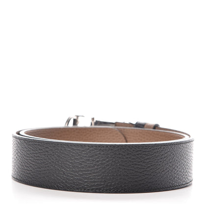 Gucci Calfskin 1973 Reversible Belt 90 36 Black Brown 5 of 11