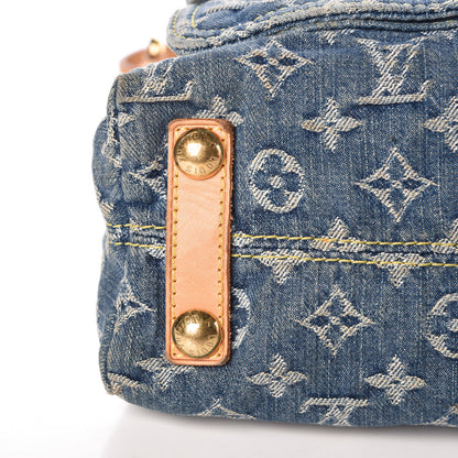 Louis Vuitton Monogram Denim Baggy PM Blue 13 of 17
