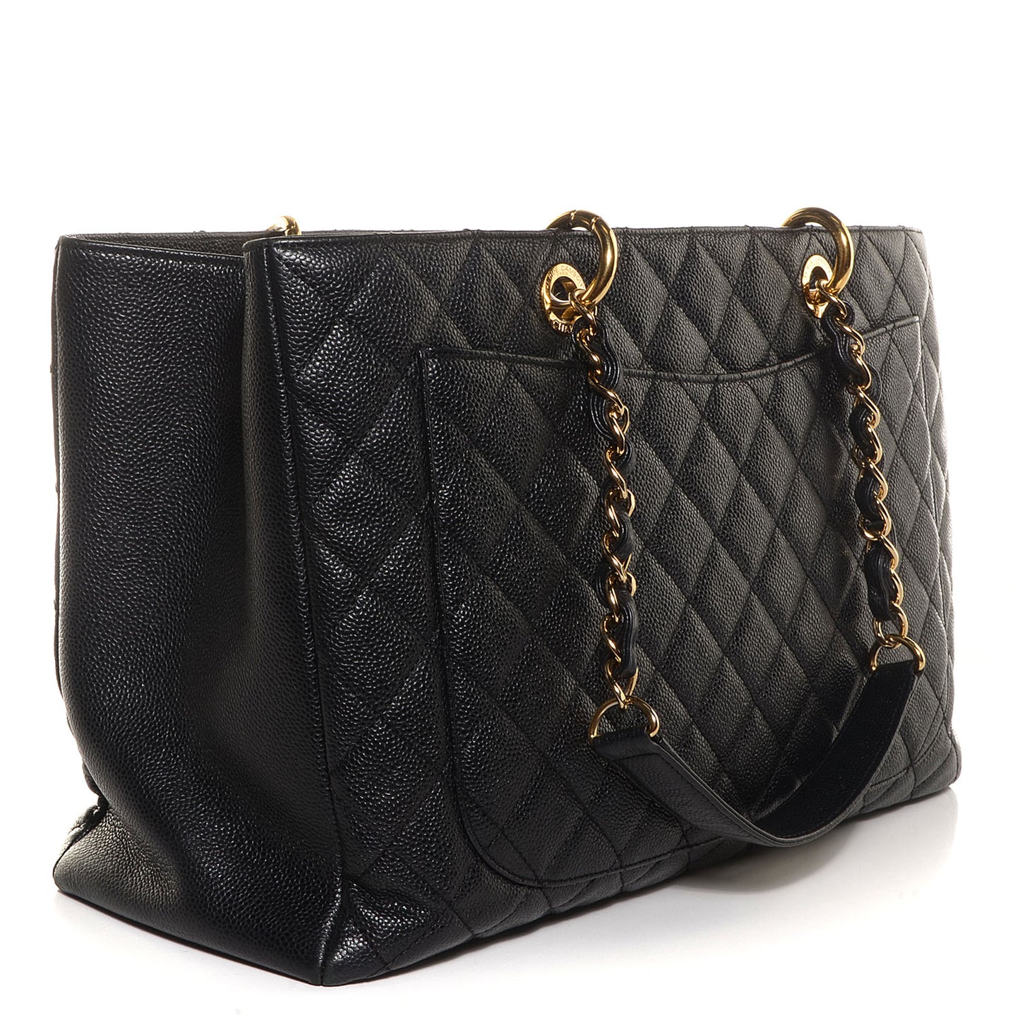 Caviar XL Grand Shopping Tote GST Black