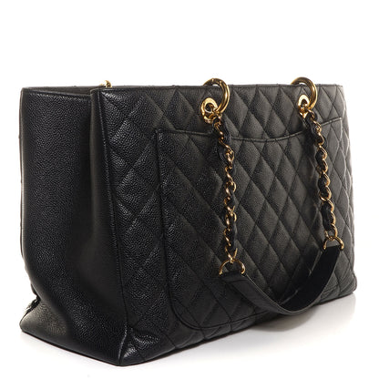 Chanel Caviar XL Grand Shopping Tote GST Black 3 of 7