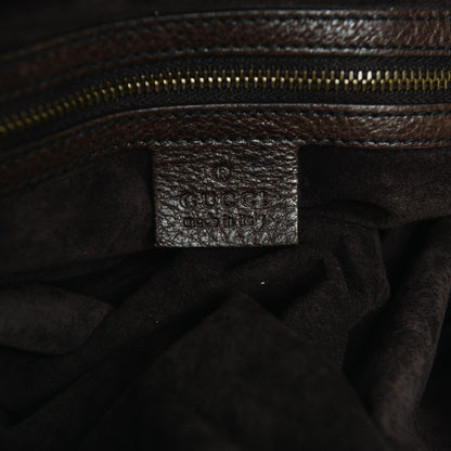 Gucci Python Large Jockey Hobo Brown 6 of 12