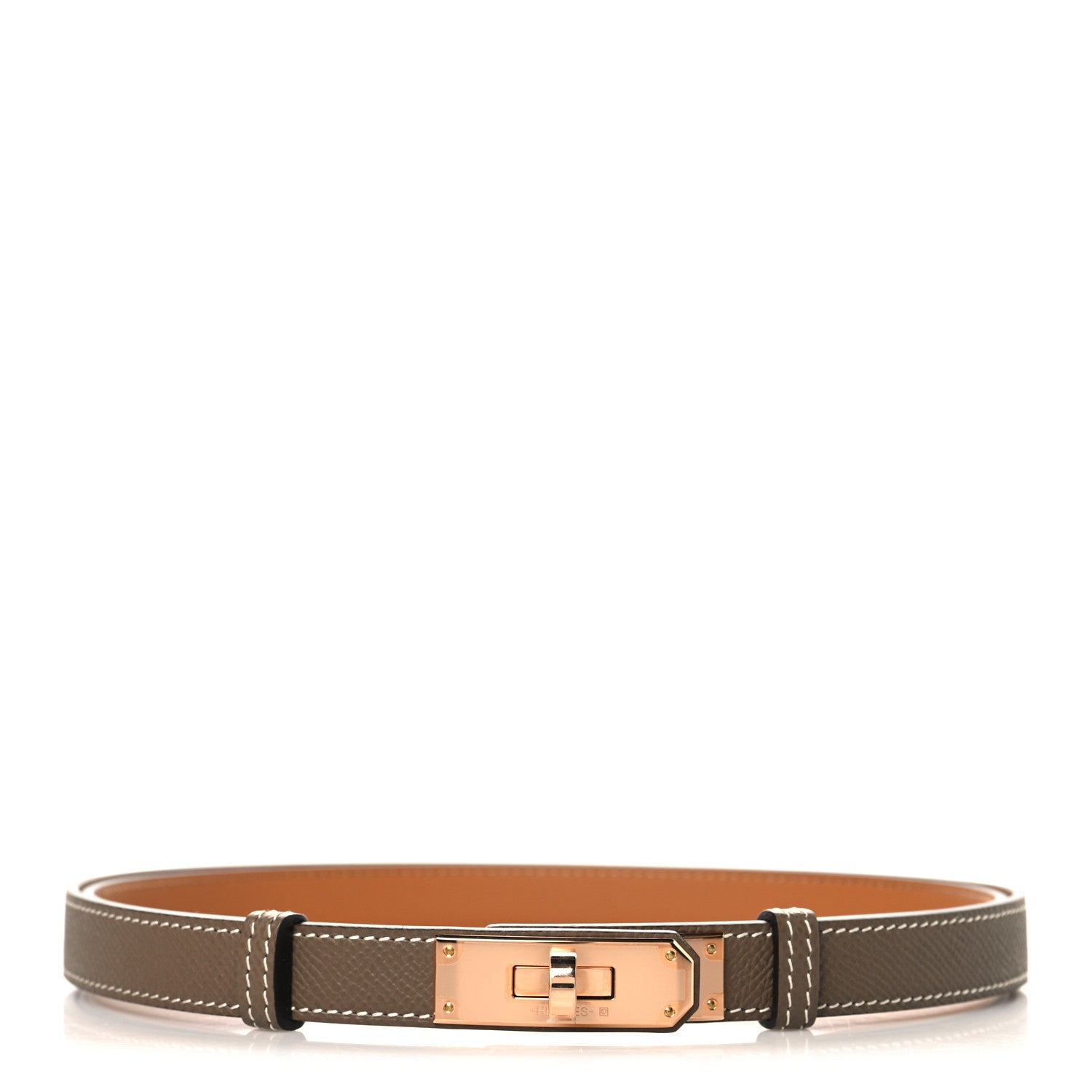 Hermes Epsom Kelly Belt Etoupe 1 of 4