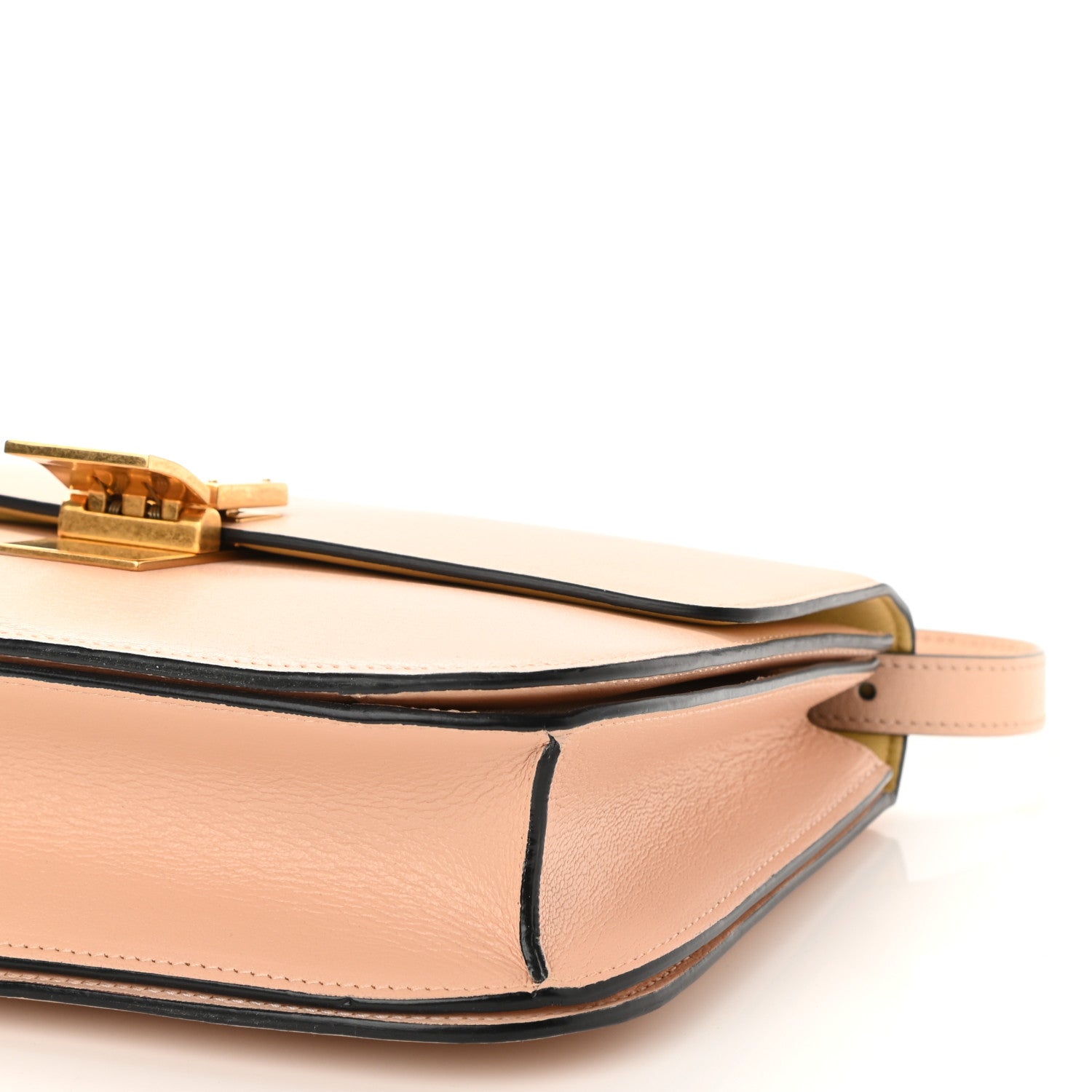Celine Goatskin Medium Classic Box Flap Bag Dune 8 of 8