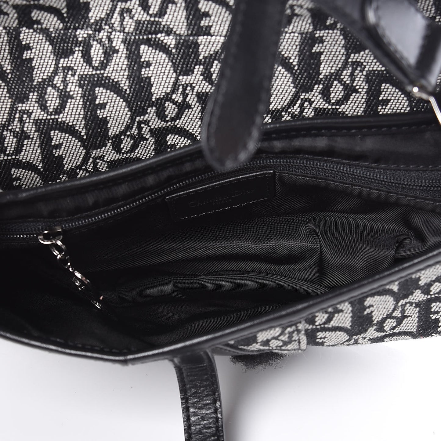 Monogram Saddle Bag Black