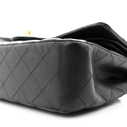 Chanel Lambskin Quilted Medium Double Flap Black 9 of 11