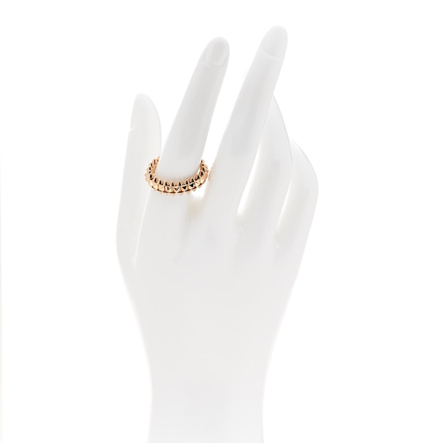 18K Pink Gold SM Clash De Cartier Ring 57 8